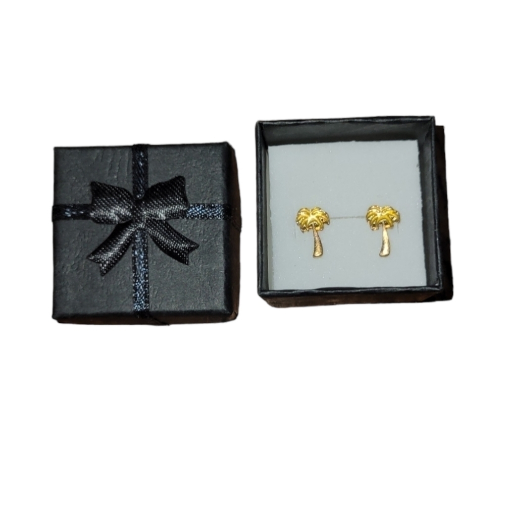 Palm‎ Tree Earrings